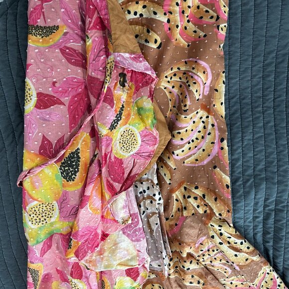 DUAL PRINTS MIDI SKIRT - Picture 5 of 5